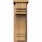 Ekena Millwork Pescadero Smooth Corbel w/Backplate, Western Red Cedar, 7 1/2"W x 14"D x 22"H COR08X14X22PEC01SWR - alternate 4